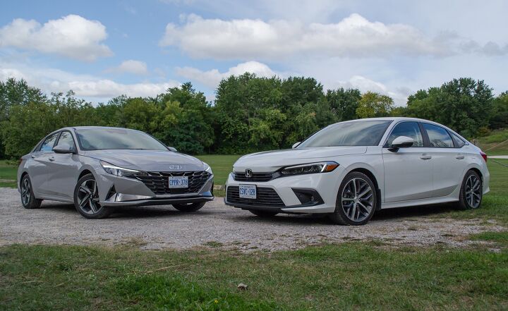 2022 Honda Civic vs 2021 Hyundai Elantra Comparison