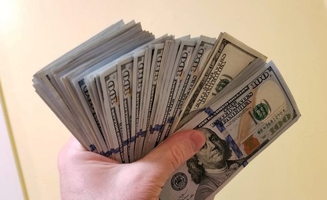 A handful of cash