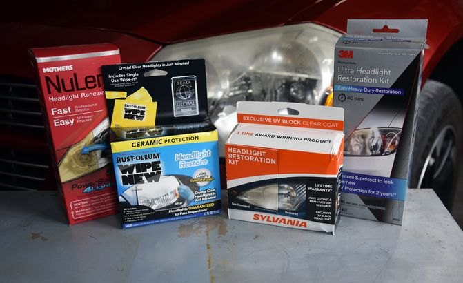 four headlight restoration kits