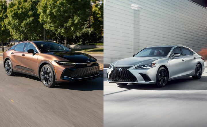 Toyota Crown vs Lexus ES Comparison